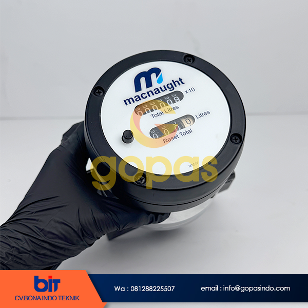 Flow Meter Macnaught F025-3S3, Macnaught flow meter 1 inch