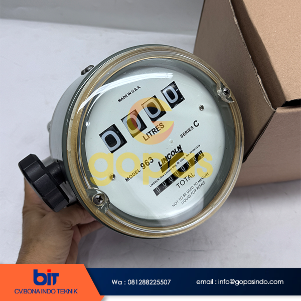 LINCOLN FLOW METER Model 963, Jual Flow Meter Lincoln 963 Seies C