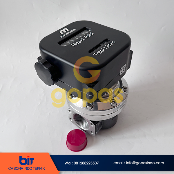 Flow Meter Macnaught F0403S4 Size 1 1/2 Inch, Meteran minyak Macnaught